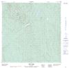 105A07 - TOM LAKE - Topographic Map