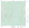 105A08 - SUNRISE CREEK - Topographic Map