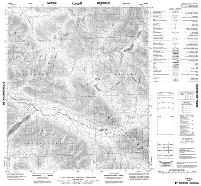 106B05 - MISFORTUNE LAKE - Topographic Map