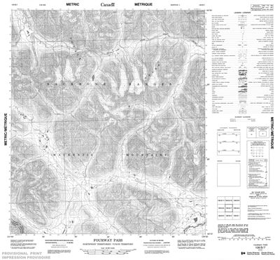 106B07 - FOURWAY PASS - Topographic Map