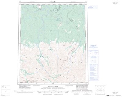 106F - SNAKE RIVER - Topographic Map