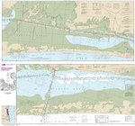 NOAA Chart 11306. Nautical Chart of Intracoastal Waterway Laguna Madre Middle Ground to Chubby Island - Gulf of Mexico. NOAA charts portray water depths, coastlines, dangers, aids to navigation, landmarks, bottom characteristics and other features, as wel