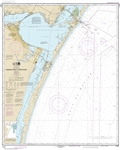 NOAA Chart 11307. Nautical Chart of Aransas Pass to Baffin Bay - Gulf of Mexico. NOAA charts portray water depths, coastlines, dangers, aids to navigation, landmarks, bottom characteristics and other features, as well as regulatory, tide, and other inform