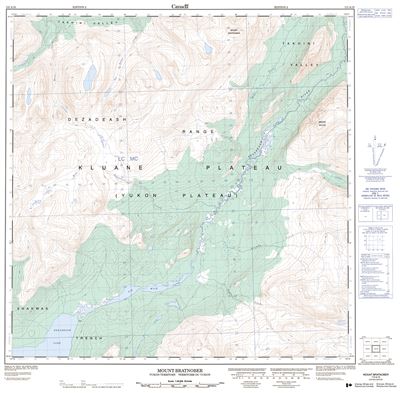 115A10 - MOUNT BRATNOBER - Topographic Map