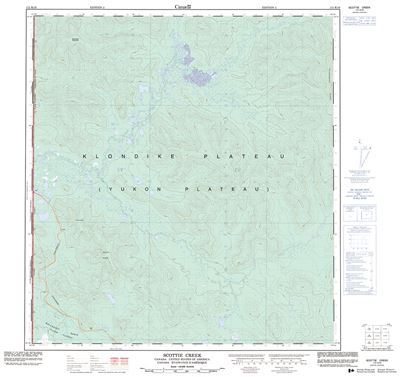 115K10 - SCOTTIE CREEK - Topographic Map