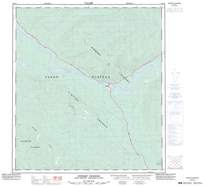 115P07 - STEWART CROSSING - Topographic Map