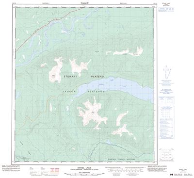 115P08 - ETHEL LAKE - Topographic Map