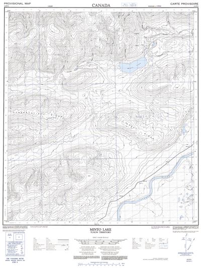 115P09 - MINTO LAKE - Topographic Map