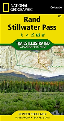 115 Rand Stillwater Pass National Geographic Trails Illustrated