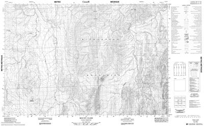 117A07 - MOUNT CLOSE - Topographic Map