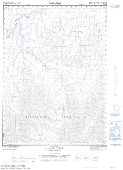 117A10E - ANKER CREEK - Topographic Map