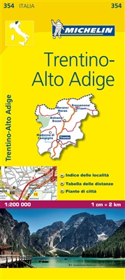 Trentino-Alto Adige Italy Detailed Road map. While digital maps can be convenient, a paper map can provide a larger and more detailed view of an area. It can also be helpful in situations where a reliable internet connection is not available or when navig