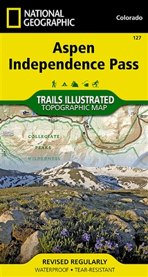 127 Aspen Independence Pass National Geographic Trails Illustrated