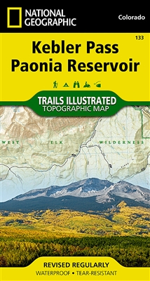 133 Kebler Pass Paonia Reservoir National Geographic Trails Illustrated