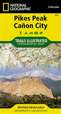 137 Pikes Peak Canyon City National Geographic Trails Illustrated