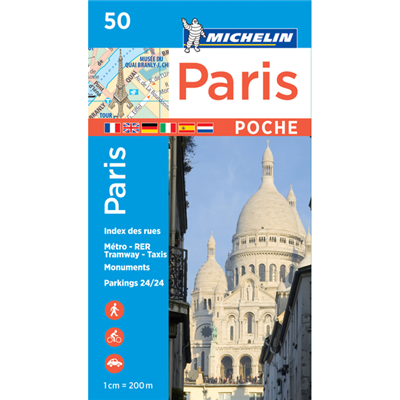 Paris Poche Pocket City Plan. Discover Paris by foot, car or bike using Michelin Paris Pocket City Plan. In addition to Michelins clear and accurate mapping, this pocket city plan will help you explore and navigate across Paris thanks to its full index, i