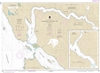 NOAA Chart 17311. Nautical Chart of Holkham Bay And Tracy Arm - Stephens Passage. NOAA charts portray water depths, coastlines, dangers, aids to navigation, landmarks, bottom characteristics and other features, as well as regulatory, tide, and other infor