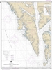 NOAA Chart 17320 Nautical Chart of Coronation Island to Lisianski Strait - Alaska. NOAA charts portray water depths, coastlines, dangers, aids to navigation, landmarks, bottom characteristics and other features, as well as regulatory, tide, and other info