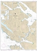 NOAA Chart 17323. Nautical Chart of Salisbury Sound, Peril Strait and Hoonah Sound - Alaska. NOAA charts portray water depths, coastlines, dangers, aids to navigation, landmarks, bottom characteristics and other features, as well as regulatory, tide, and