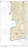 NOAA Chart 17325. Nautical Chart of South and West Coasts of Kruzof Island - Alaska. NOAA charts portray water depths, coastlines, dangers, aids to navigation, landmarks, bottom characteristics and other features, as well as regulatory, tide, and other in