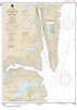 NOAA Chart 17335. Nautical Chart of Patterson Bay and Deep Cove - Alaska. NOAA charts portray water depths, coastlines, dangers, aids to navigation, landmarks, bottom characteristics and other features, as well as regulatory, tide, and other information.