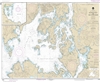 NOAA Chart 17403. Nautical Chart of Davidson Inlet and Sea Otter Sound - Edna Bay - Alaska. NOAA charts portray water depths, coastlines, dangers, aids to navigation, landmarks, bottom characteristics and other features, as well as regulatory, tide, and o