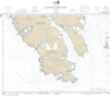 NOAA Chart 17409. Nautical Chart of Southern Dall Island and vicinity - Alaska. NOAA charts portray water depths, coastlines, dangers, aids to navigation, landmarks, bottom characteristics and other features, as well as regulatory, tide, and other informa