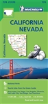 California & Nevada Travel Map. Michelin USA California, Nevada Map 174 (scale: 1:1,267,000) part of Michelin's brand-new US regional map series with bright green covers zooms in close for comprehensive coverage of California and Nevada, as well as wester