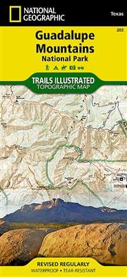 203 Guadalupe Mountains National Park National Geographic Trails Illustrated