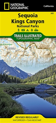 205 Sequoia Kings Canyon National Parks National Geographic Trails Illustrated