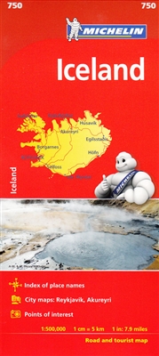 Iceland Travel & Road map. MICHELIN National Map Iceland will give you an overall picture of your journey thanks to its clear and accurate mapping scale 1:500,000. Our map will help you easily plan your safe and enjoyable journey in Iceland thanks to a co