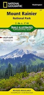 217 Mount Rainier National Park National Geographic Trails Illustrated