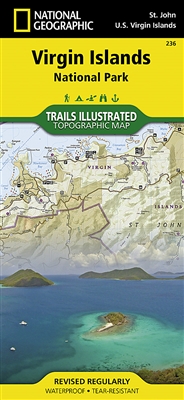 236 Virgin Islands National Park National Geographic Trails Illustrated