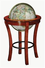 National Geographic Garrison - 16 inch globe. The Garrison highlights the bold character and classic design that fits perfect in any office, study or living room. This impressive 16" diameter globe with the latest National Geographic cartography in execut