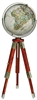 National Geographic Eaton - 16 inch Tripod Floor Globe. This globe is perfect for  the home or office. The Eaton globe features the latest National Geographic cartography in colors reminiscent of parchment globes from centuries past. Thousands of place na