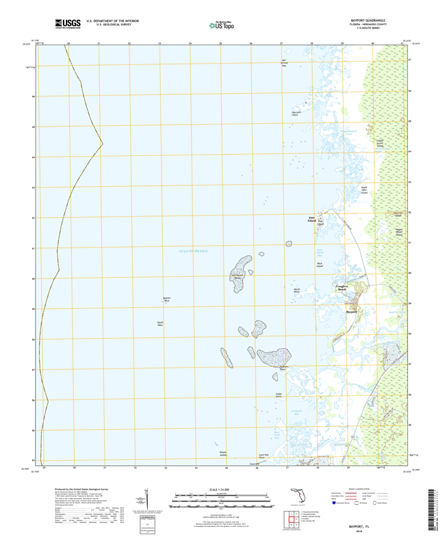 Bayport Florida - 24k Topo Map