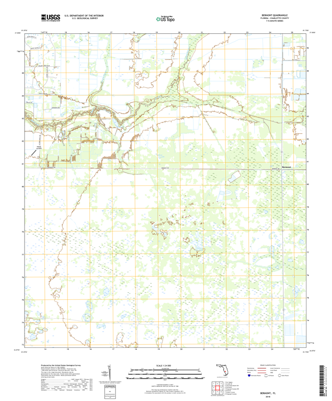 Bermont Florida - 24k Topo Map