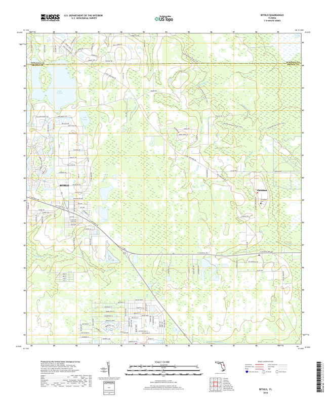 Bithlo Florida - 24k Topo Map