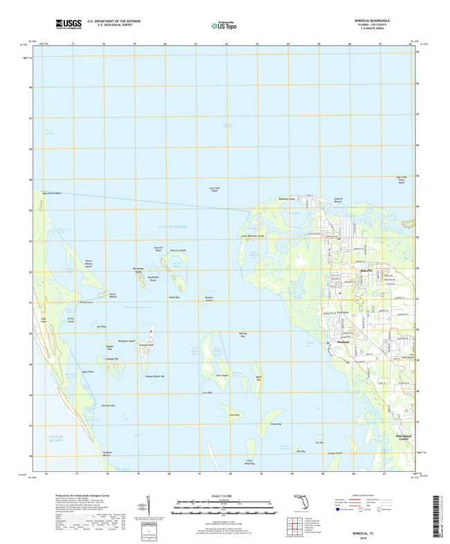 Bokeelia Florida - 24k Topo Map