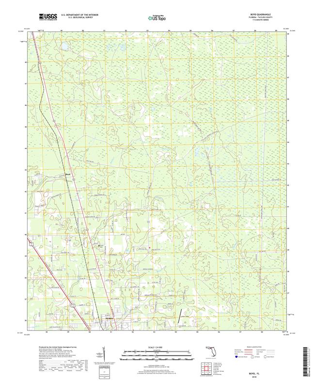 Boyd Florida - 24k Topo Map