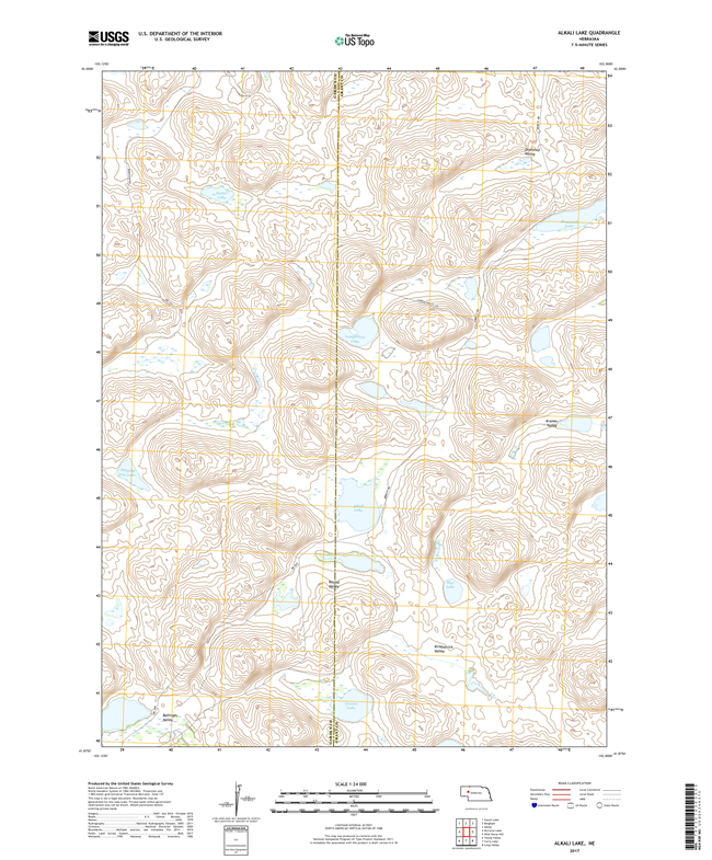 Allen - Nebraska - 24k Topo Map