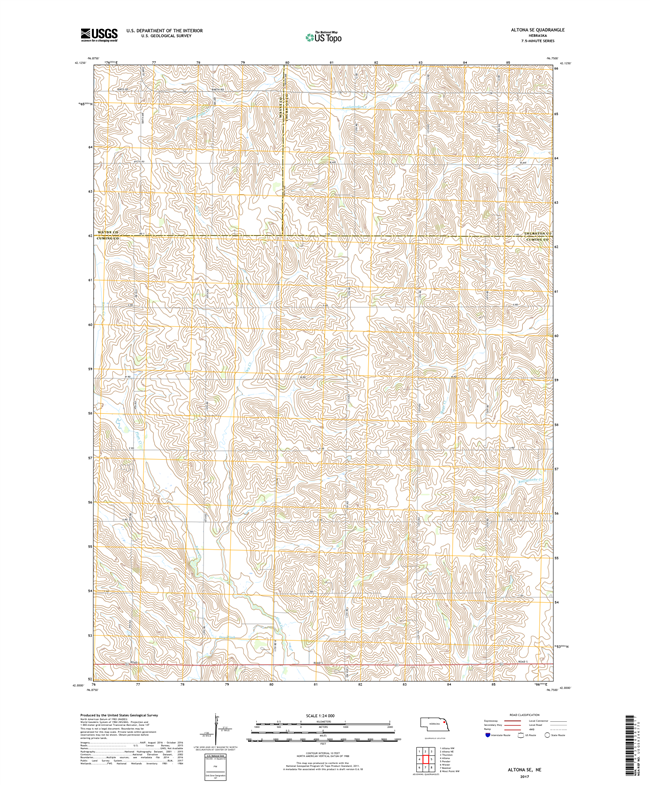 Amboy - Nebraska - Kansas - 24k Topo Map