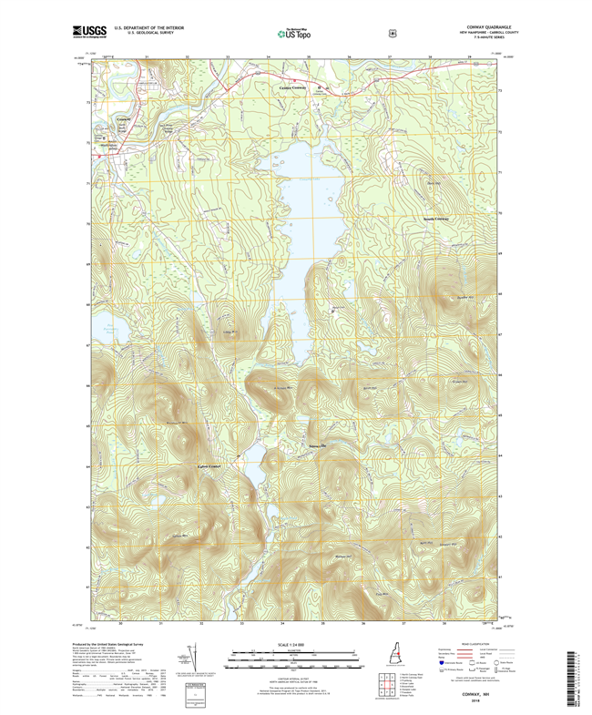 Conway New Hampshire - 24k Topo Map