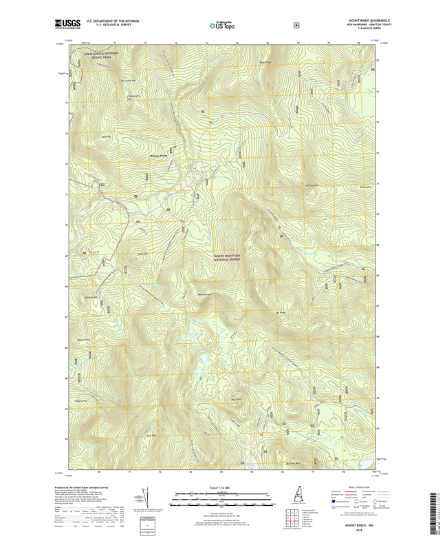 Mount Kineo New Hampshire - 24k Topo Map