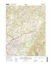 Uniontown Pennsylvania  - 24k Topo Map
