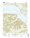 Surry Virginia  - 24k Topo Map