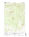 White Pine Buttes Washington  - 24k Topo Map