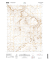 Whiskey Buttes Wyoming - 24k Topo Map