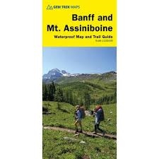 Banff & Mount Assiniboine - Gem Trek Hiking Map. This map covers the most popular hiking and mountain biking terrain in Banff National Park, from Lake Louise in the north to the south end of Banff National Park, plus all of Mt Assiniboine Provincial Park