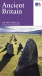 Ancient Britain Historical Map. This revised and redesigned edition shows the location of sites from the Stone Age through to the early Middle Ages on a modern map base. Each archaeological period is identified using different symbols and colours. The his